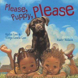 Please, Puppy, Please cover: kids with a dog