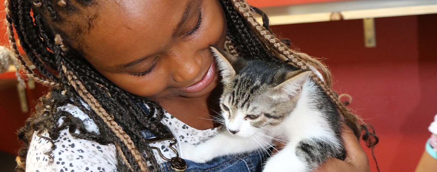 Girl and Cat