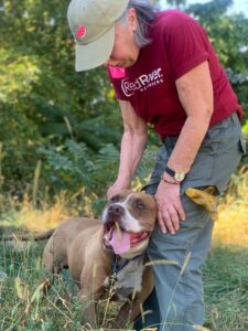 RedRover Responders volunteer pets happy pittie mix