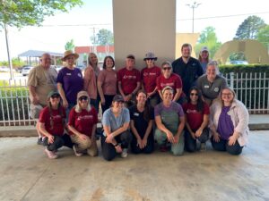 RedRover Responders staff and volunteers pose with PAWS NE LA