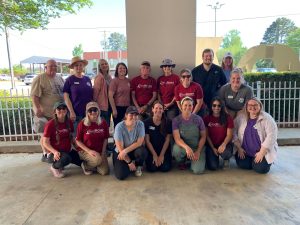 RedRover Responders staff and volunteers pose with PAWS NE LA