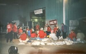 RedRover Responders store supplies at Hurricane Katrina