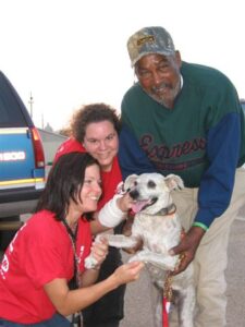 RedRover Responders volunteer reunites a dog and a family at Hurricane Katrina