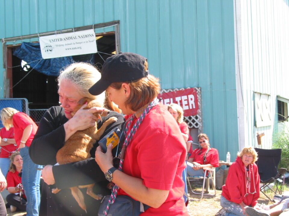 RedRover Responders volunteer reunites a dog and a family at Hurricane Katrina