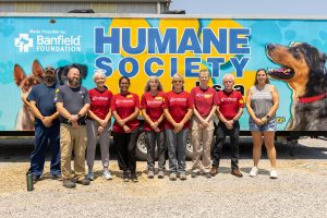Humane Society of Tulsa deployment - RedRover and HST team poses