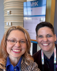 RedRover President and CEO Katie Campbell with Dr. Amanda-Lannis Hanna at VMX 2026