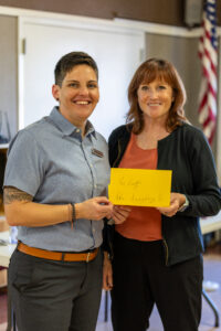 Katie Campbell, President and CEO of RedRover, and Bryna Donnelly, Executive Vice President of Programs at Greater Good Charities, hosting the Sacramento Don't Forget the Pets workshop in 2026