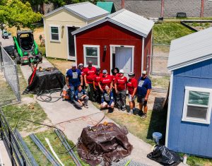 RedRover Responders volunteers help a domestic violence shelter in Utah create pet-friendly housing